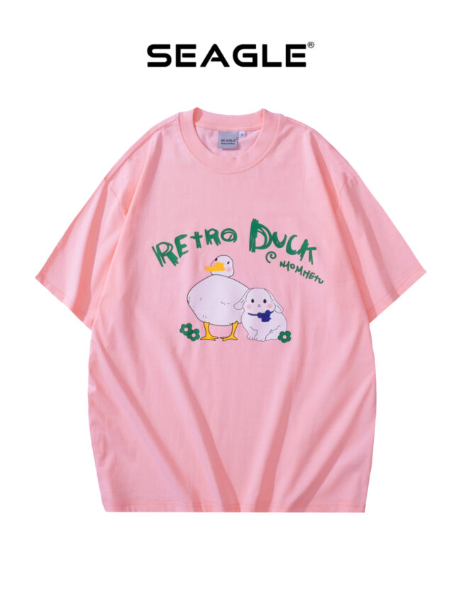 Áo thun form rộng RETRO DUCK unisex SEAGLE - TS003