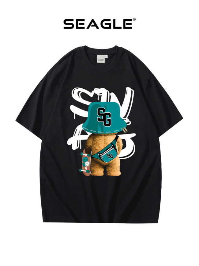 Áo Thun Form Rộng Nam Nữ COOL BEAR - TS011