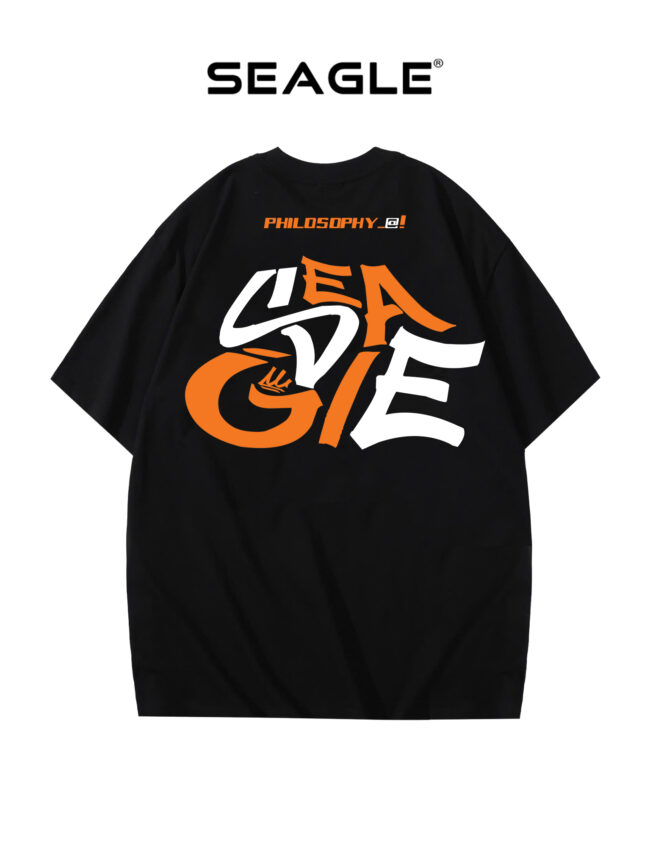Áo Thun Unisex Tay Lỡ Oversize SEAGLE Cách Điệu - TS014
